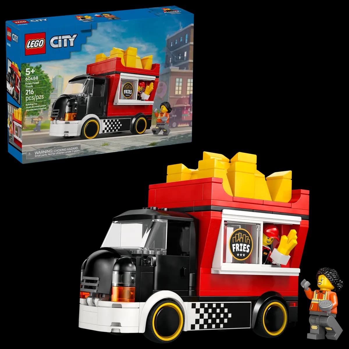 LEGO Fries Food Truck 60488 [216 pieces, ages 5+, City]
