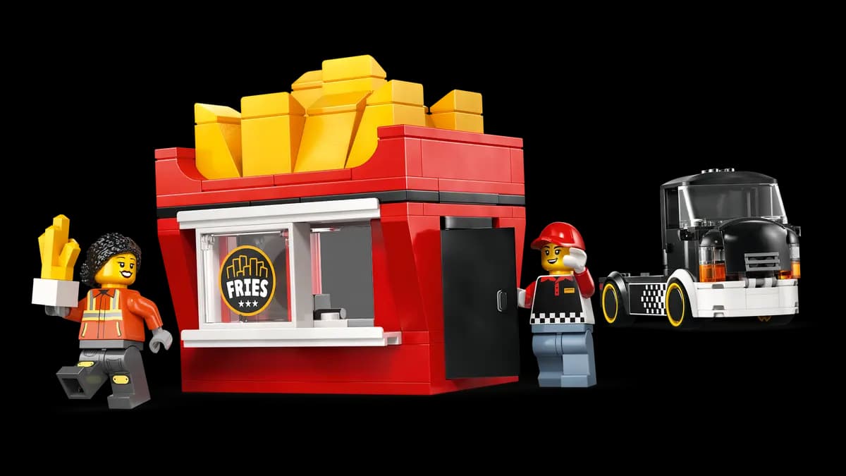 LEGO Fries Food Truck 60488 [216 pieces, ages 5+, City]