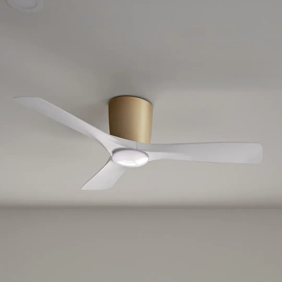 Kichler Volos Ceiling Fan Brushed Nickel [Attribute 48", Attribute 3 Blades, Attribute 3000K]