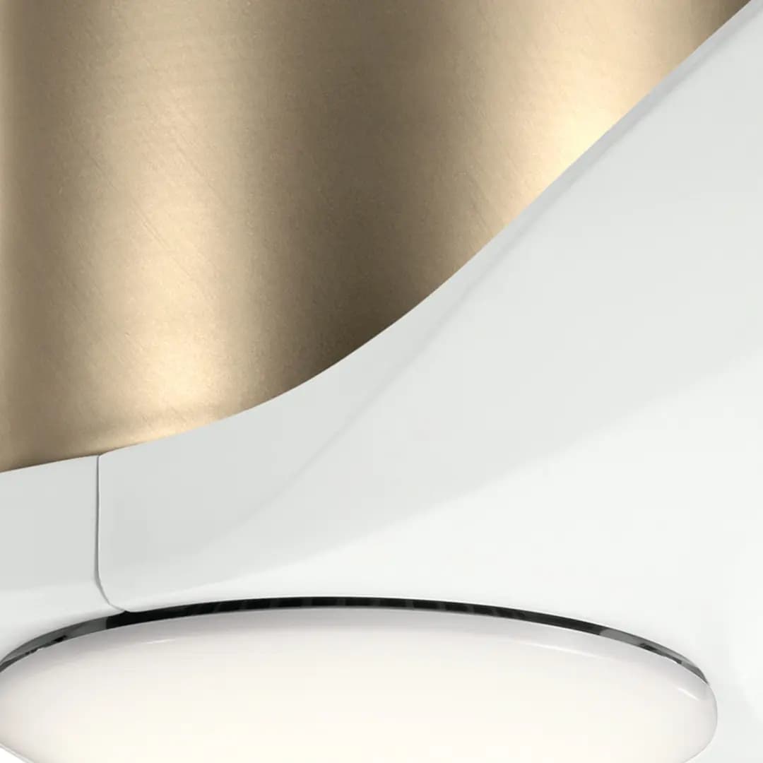Kichler Volos Ceiling Fan Brushed Nickel [Attribute 48", Attribute 3 Blades, Attribute 3000K]