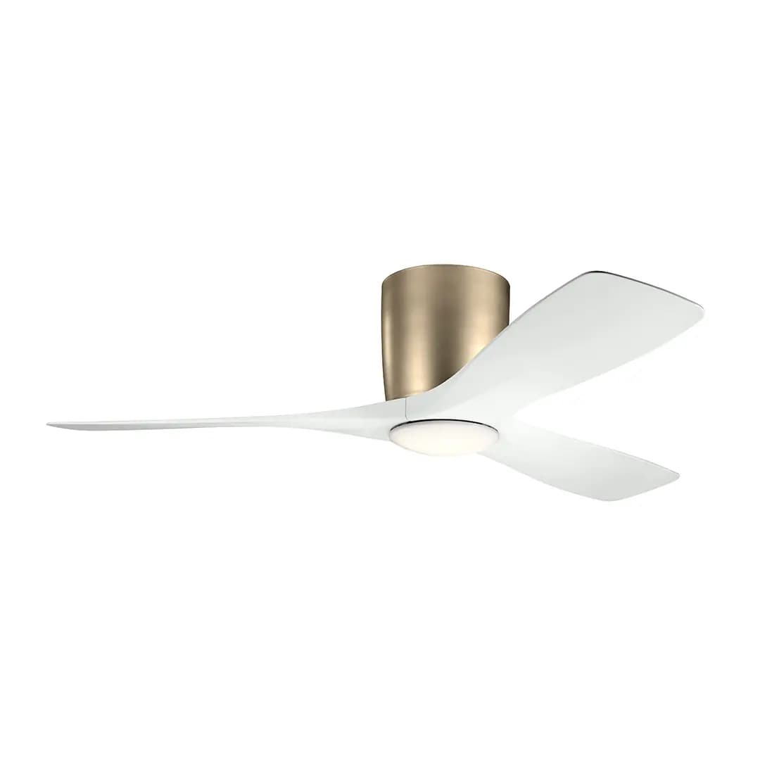 Kichler Volos Ceiling Fan Brushed Nickel [Attribute 48", Attribute 3 Blades, Attribute 3000K]