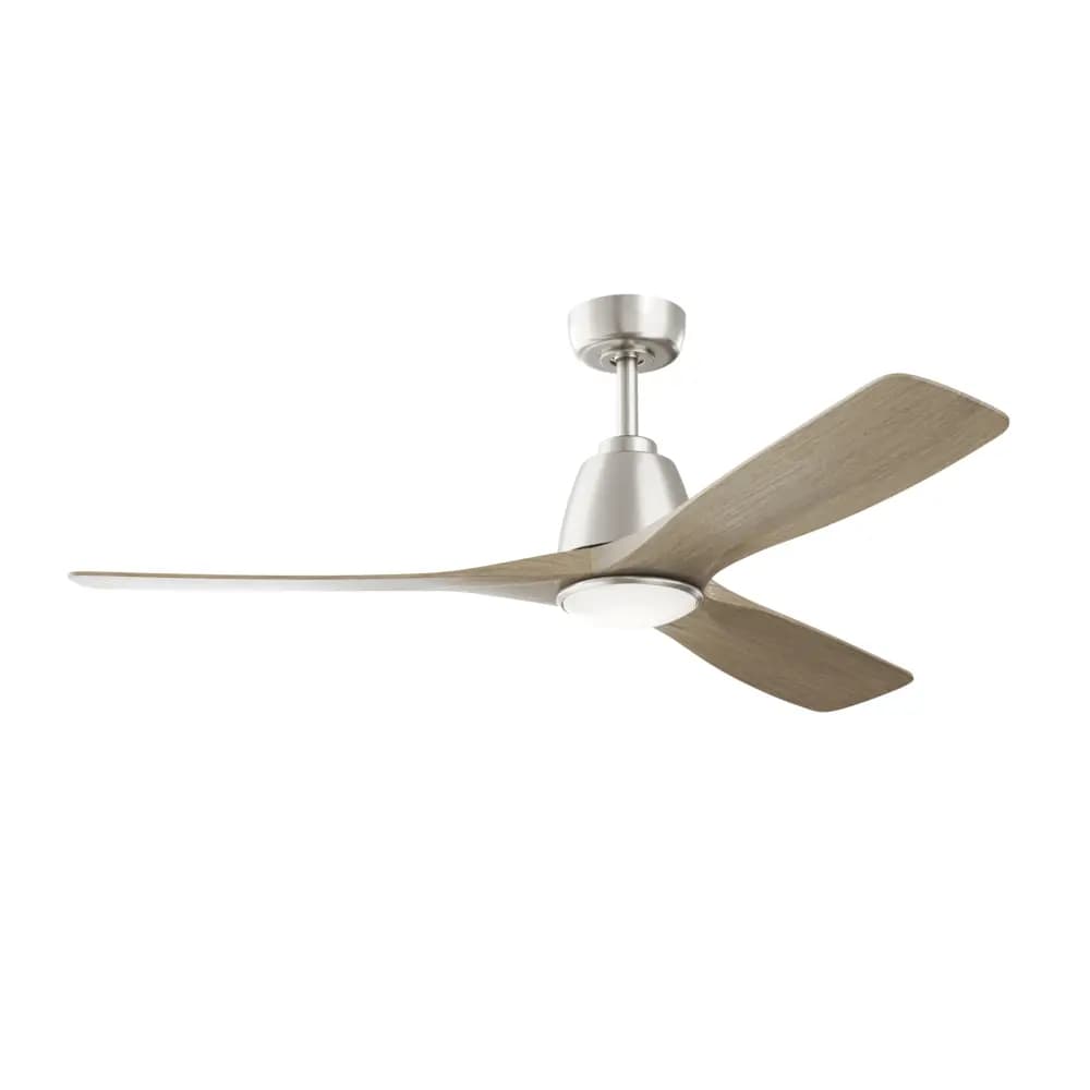 Kichler Volos Ceiling Fan Brushed Nickel [Attribute 48", Attribute 3 Blades, Attribute 3000K]