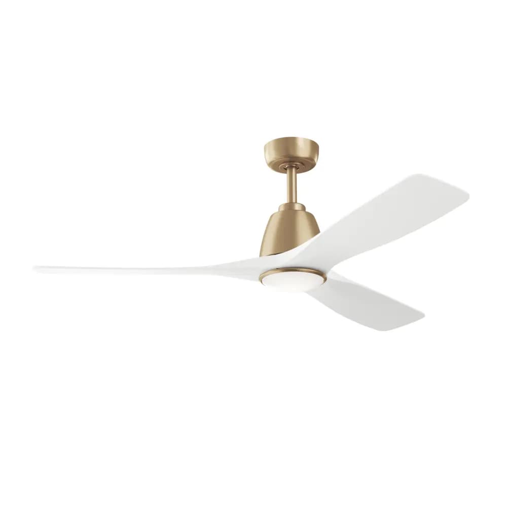 Kichler Volos Ceiling Fan Brushed Nickel [Attribute 48", Attribute 3 Blades, Attribute 3000K]