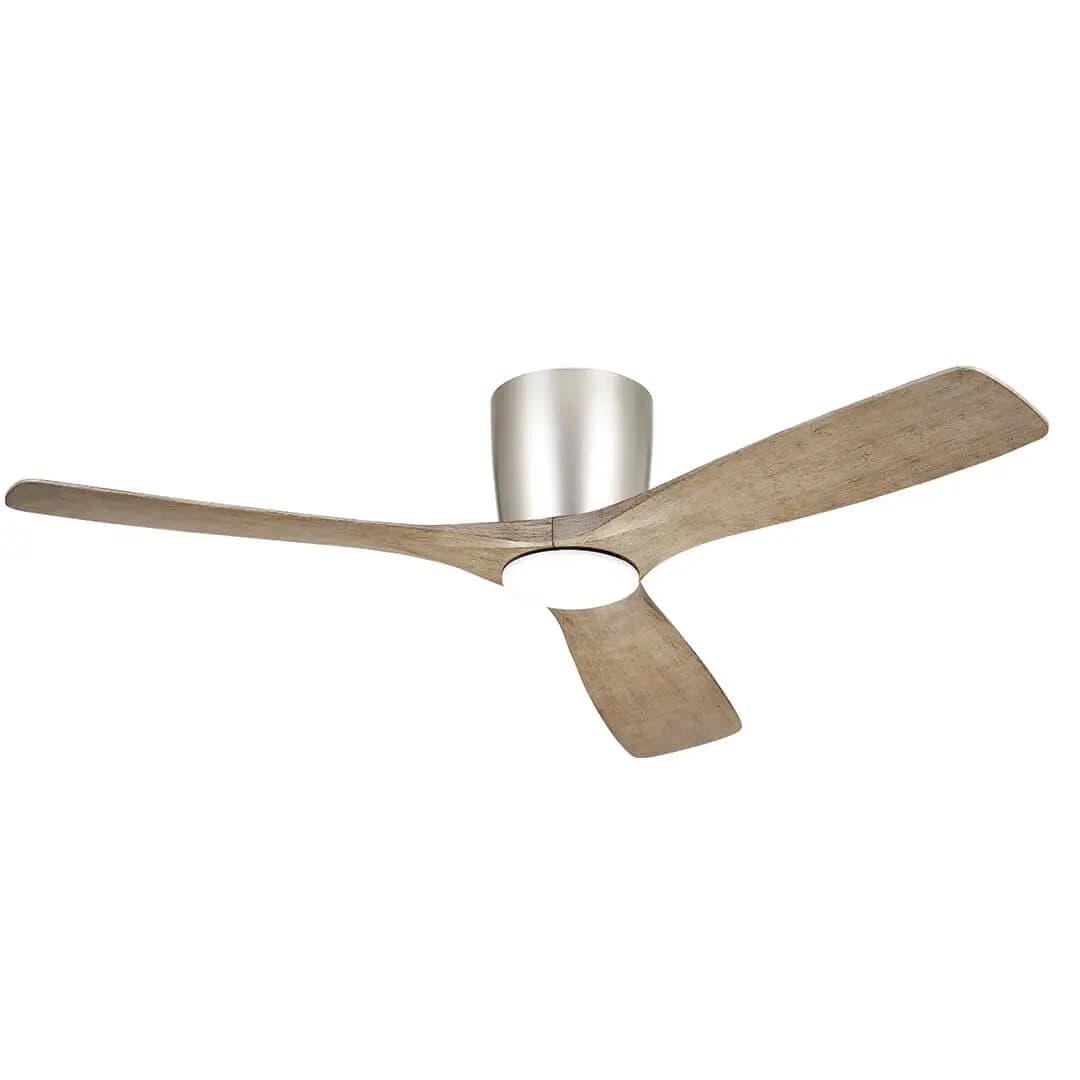 Kichler Volos Ceiling Fan Brushed Nickel [Attribute 48", Attribute 3 Blades, Attribute 3000K]