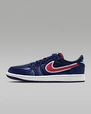 Air Jordan 1 Retro Low OG "Howard" Men's Shoes College Navy/White/University Red [College Navy/White/University Red, M 7 / W 8.5, M 7.5 / W 9, M 8 / W 9.5, M 8.5 / W 10, M 9 /, Low