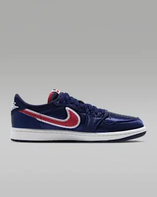 Air Jordan 1 Retro Low OG "Howard" Men's Shoes College Navy/White/University Red [College Navy/White/University Red, M 7 / W 8.5, M 7.5 / W 9, M 8 / W 9.5, M 8.5 / W 10, M 9 /, Low