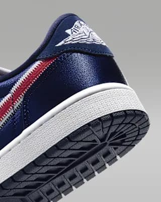 Air Jordan 1 Retro Low OG "Howard" Men's Shoes College Navy/White/University Red [College Navy/White/University Red, M 7 / W 8.5, M 7.5 / W 9, M 8 / W 9.5, M 8.5 / W 10, M 9 /, Low
