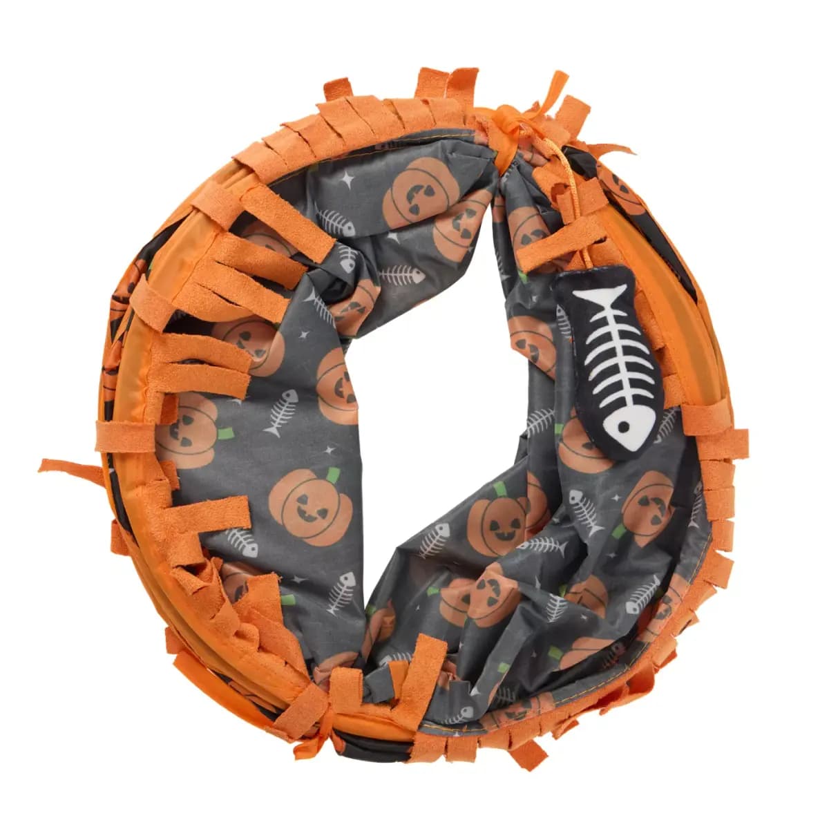 Thrills & Chills™ Halloween Pop-Up Cat Tunnel [Brand Thrills & Chills®, Includes 1 Tunnel, Intended For Cat, Activity Hiding, Playing]