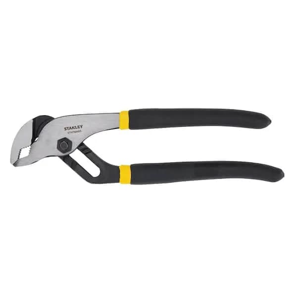 Stanley 8 in. Groove Joint Pliers, STHT84400 [Features: No Additional Features, Hand Tool Type: Groove Pliers, Individual/Set: Individual]