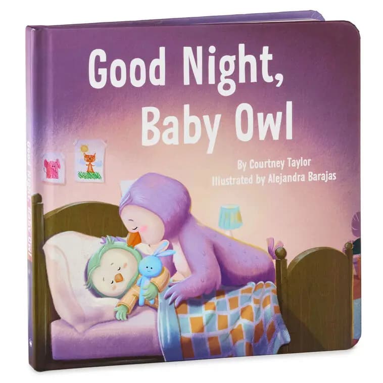 Goodnight, Baby Owl Board Book [Dimensions 7.25'' W x 7.25'' H x 0.5'' D, Material Paper., Count 1, Genre Juvenile Fiction]