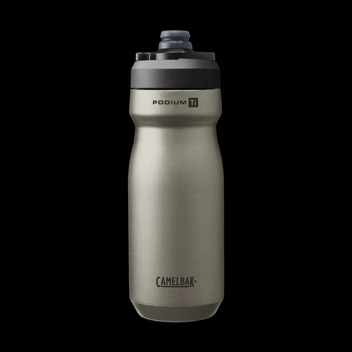 CamelBak PodiumÃ‚Â® Titanium 18oz Bike Bottle [Double-Wall Vacuum Insulation, 240 Grams, Hours Cold]
