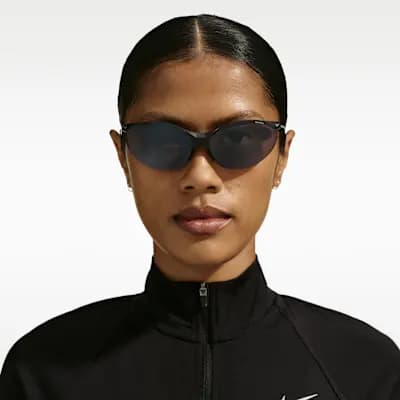 Nike Airelon Force Sunglasses Black/Light Silver [Black/Light Silver, Product Details, Lightweight, durable titanium frame.]