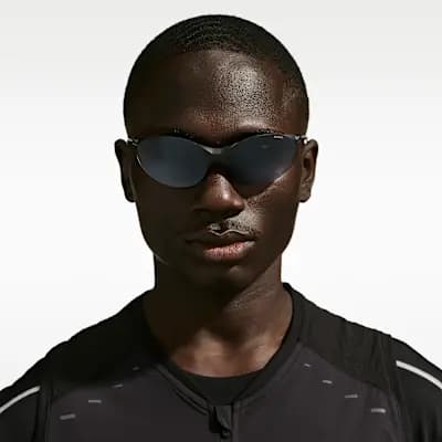 Nike Airelon Force Sunglasses Black/Light Silver [Black/Light Silver, Product Details, Lightweight, durable titanium frame.]