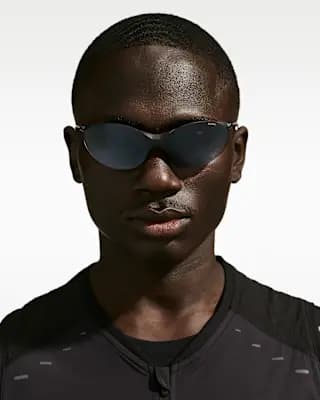 Nike Airelon Force Sunglasses Black/Light Silver [Black/Light Silver, Product Details, Lightweight, durable titanium frame.]