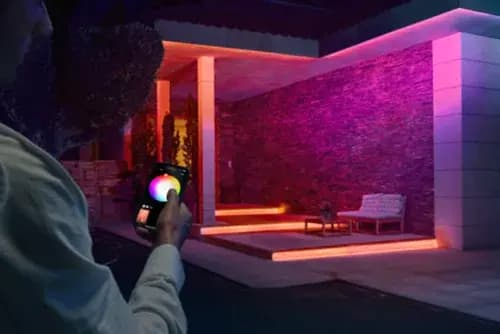 Philips Hue Flux outdoor strip light 16ft [046677608088, White, Multi Color]