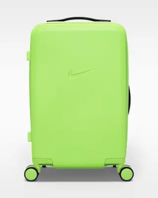 Nike Carry-On Luggage 22" Hardshell (52L) Electric Green/Black/Electric Green [Body: 100% polycarbonate. Lining: 100% polyester., Spot clean, ONE SIZE]