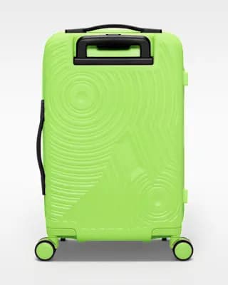 Nike Carry-On Luggage 22" Hardshell (52L) Electric Green/Black/Electric Green [Body: 100% polycarbonate. Lining: 100% polyester., Spot clean, ONE SIZE]