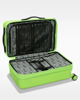 Nike Carry-On Luggage 22" Hardshell (52L) Electric Green/Black/Electric Green [Body: 100% polycarbonate. Lining: 100% polyester., Spot clean, ONE SIZE]