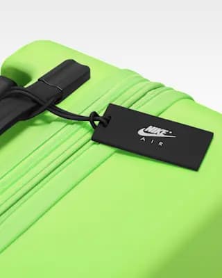 Nike Carry-On Luggage 22" Hardshell (52L) Electric Green/Black/Electric Green [Body: 100% polycarbonate. Lining: 100% polyester., Spot clean, ONE SIZE]