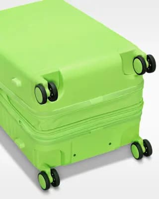 Nike Carry-On Luggage 22" Hardshell (52L) Electric Green/Black/Electric Green [Body: 100% polycarbonate. Lining: 100% polyester., Spot clean, ONE SIZE]