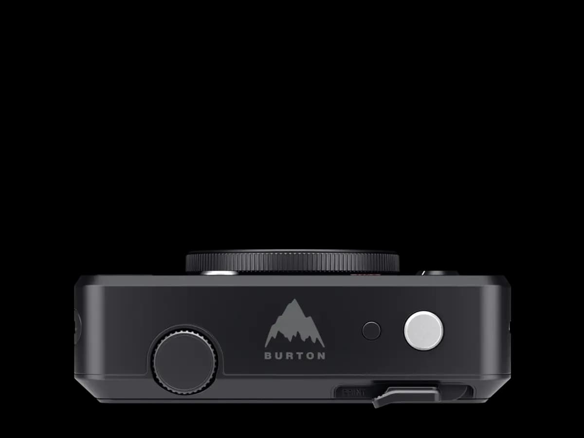 Leica SOFORT 2 Burton Edition [Hybrid instant camera in the exclusive “Jake Blue” design, Features the "Mountain Logo" as a homage to Jake Burton Carpenter, Subtle gloss of details