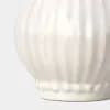 6" Beaded Ceramic Bud Vase Ivory - Threshold™ [6 Inches (H) x 5 Inches (W), 520 Grams, Stoneware]