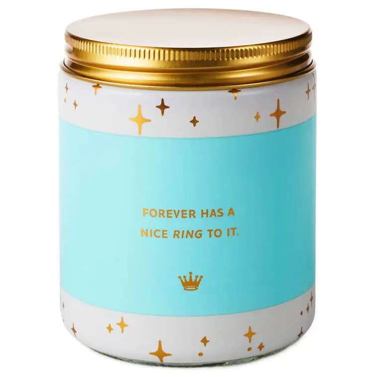 Happily Ever After Orange and Sparkling Pear Scented Jar Candle, 7 oz. [Dimensions 7 oz.; 2.62'' W x 3.62'' H x 2.62'' D, Count 1, Format Candle, Scent Orange and sparkling pear]