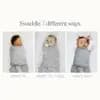 HALO Innovations HALO Baby Swaddle Wrap 100% Cotton - Cream S [Sizing Infant, Material 100% Cotton, Fit Fitted, Fabric Name Woven]