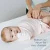 HALO Innovations HALO Baby Swaddle Wrap 100% Cotton - Cream S [Sizing Infant, Material 100% Cotton, Fit Fitted, Fabric Name Woven]