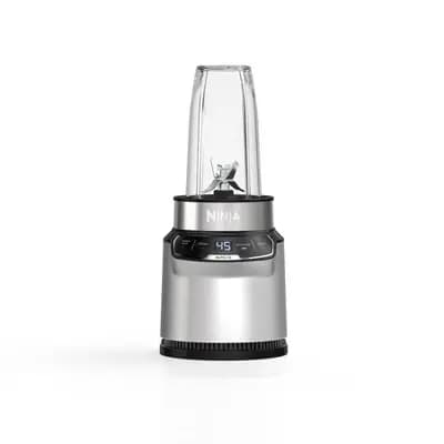 Ninja Nutri-Blender Pro with Auto-iQ - BN401: 1100W Personal Smoothie Blender, Stainless Steel, 2 Cups, Dishwasher Safe [24 Ounces, 1100 Watts, Metal]