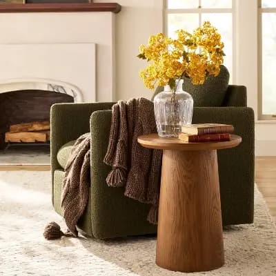 Hearth & Hand with Magnolia 10" Clear Glass Vase - Hearth & Handâ„¢ with Magnolia [3.09 Pounds, 10.24 Inches (H) x 7.09 Inches (W), Glass]