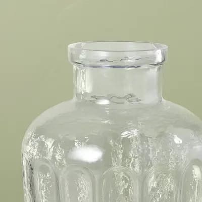 Hearth & Hand with Magnolia 10" Clear Glass Vase - Hearth & Handâ„¢ with Magnolia [3.09 Pounds, 10.24 Inches (H) x 7.09 Inches (W), Glass]