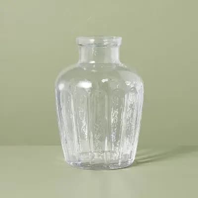 Hearth & Hand with Magnolia 10" Clear Glass Vase - Hearth & Handâ„¢ with Magnolia [3.09 Pounds, 10.24 Inches (H) x 7.09 Inches (W), Glass]