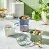 8pc (Set of 4) Condiment Food Storage Container Set - Figmint™ [Dimensions (Overall) 8 Inches (H) x 3 Inches (W) x 3 Inches (, Weight .6 Pounds, Lid Material Plastic, Capacity (Vol