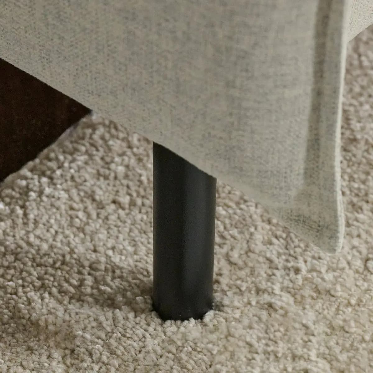 IKEA MANNARP Sofa with chaise, Gunnared beige [Armrest height 25 5/8 ", Depth 37 3/8 ", Height under furniture 6 1/4 "]