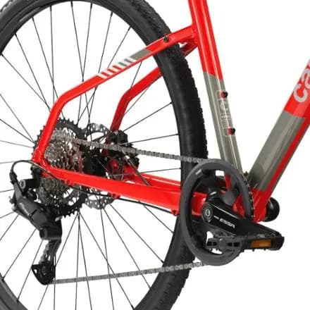 Cannondale Quick CX 3 Bike Rally Red [Cycling, SmartForm C3 alloy, tapered head tube, StraightShot hidden cable routing, post-mount disc, rack/fender mounts, Front Suspension]
