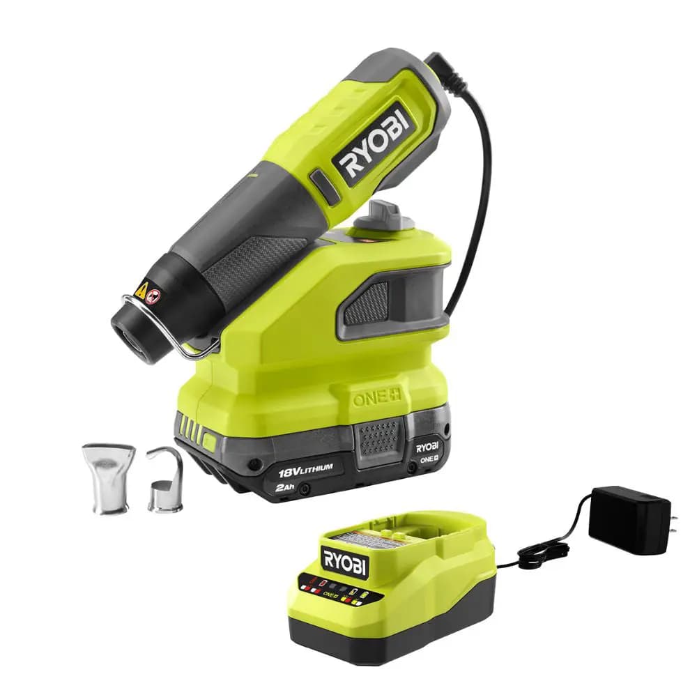 RYOBI 18V ONE+ Heat Pen Kit [Fuel Gauge Integrated LEDs, Voltage 18V, Capacity 2Ah]