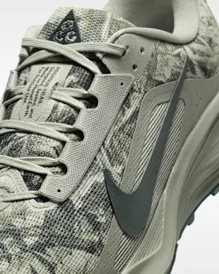 Nike ACG Pegasus Trail Men's Trail Running Shoes Spruce Fog/Sea Glass/Black Spruce [Weight: Approx. 305g/10.8oz (Men's US 10), Heel-to-toe drop: 8mm, Spruce Fog/Sea Glass/Black Spr