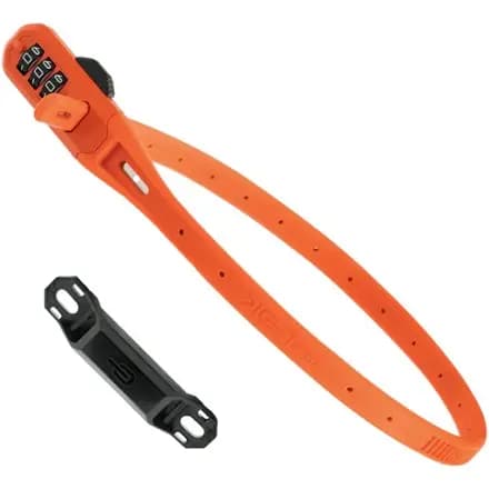 Hiplok Z Lok Combo Bike Lock Orange [Cycling, Cable Lock, Combination Lock]