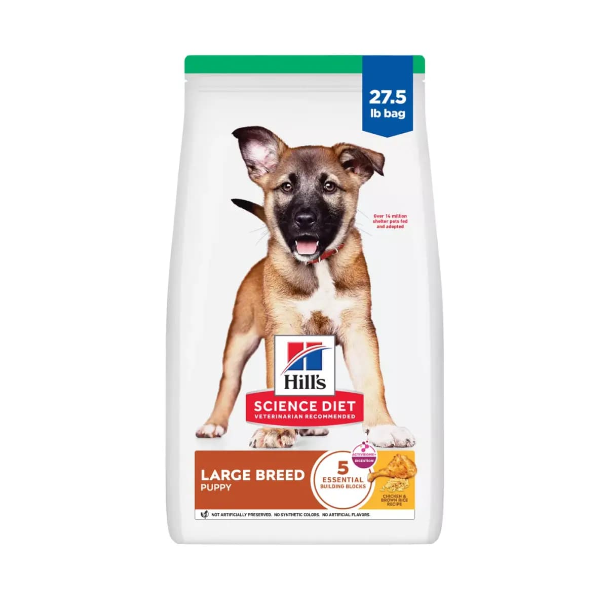 Hill's Science Diet Large Breed Puppy Dry Dog Food - Chicken & Brown Rice [Species Canine, Brand Science Diet, Food Type Kibble, Breed Size Canine| Puppy| Large breeds 4–9 months o