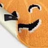 Hyde and EEK! Boutique 18"x22" Halloween Jack-O-Lantern Shaped Bath Rug Orange - Hyde & EEK! Boutique™ [22 Inches (L), 18 Inches (W), Half-Circle (shape), 1]