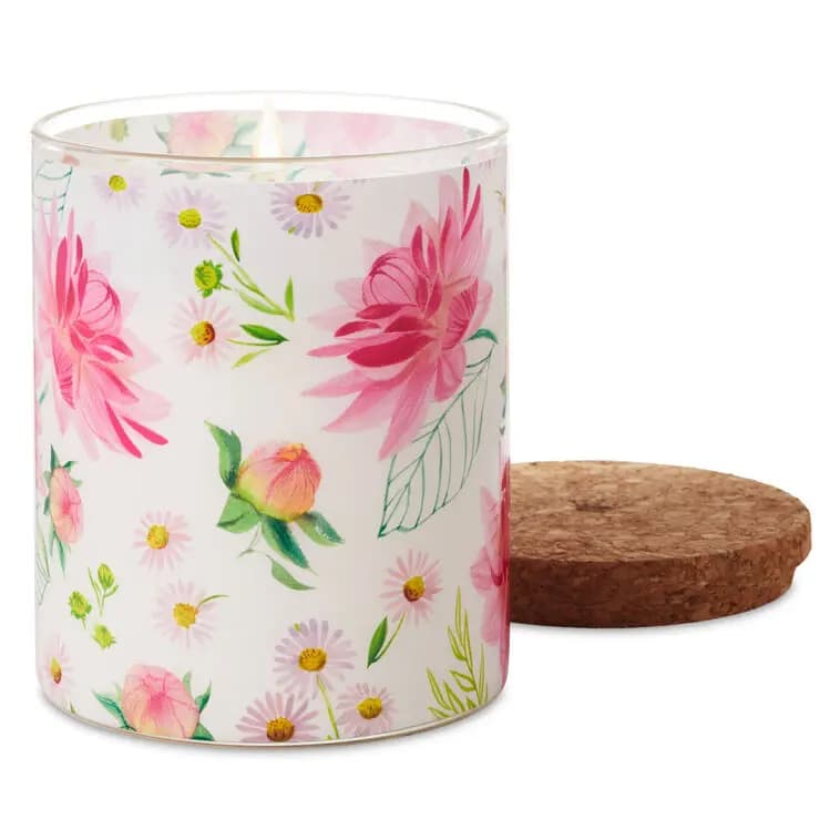 Vanilla Cake and Buttercream Scented 2-Wick Jar Candle, 14.5 oz. [Soy-blend wax candle features a glas, Vanilla cake and buttercream., Scented jar candle makes a great gif, 14.5 oz