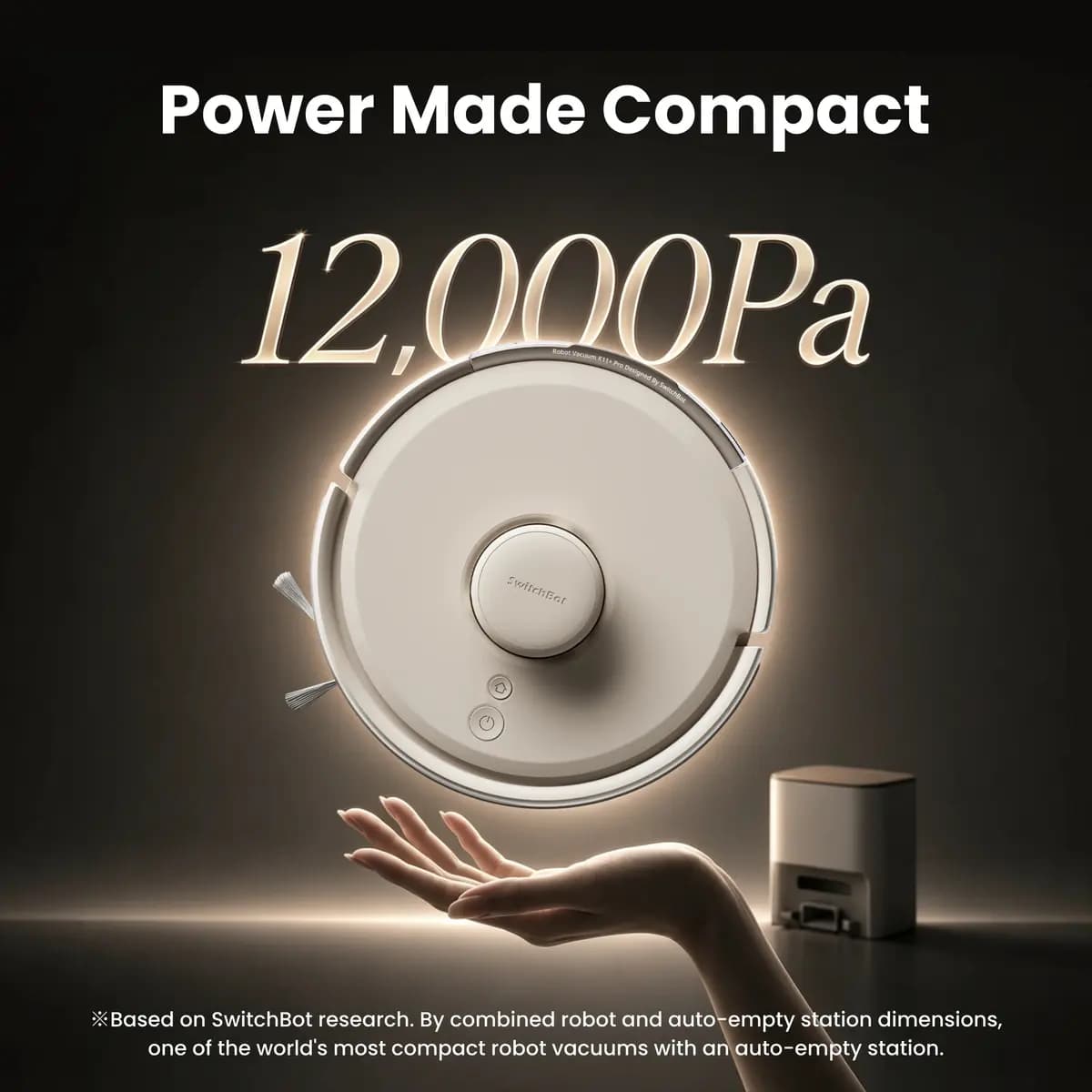 SwitchBot K11+ Pro White [248 × 248 × 92 mm, 2.3 kg, 3500 mAh]
