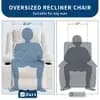 Garvee Rocking Recliner Chair for Adults, 360° Swivel Rocker with Cup Holder, Corduroy Upholstered Deep Seat Nursery Glider, Beige [Number of Pieces 1, Seats up to 1, Dimensions (O