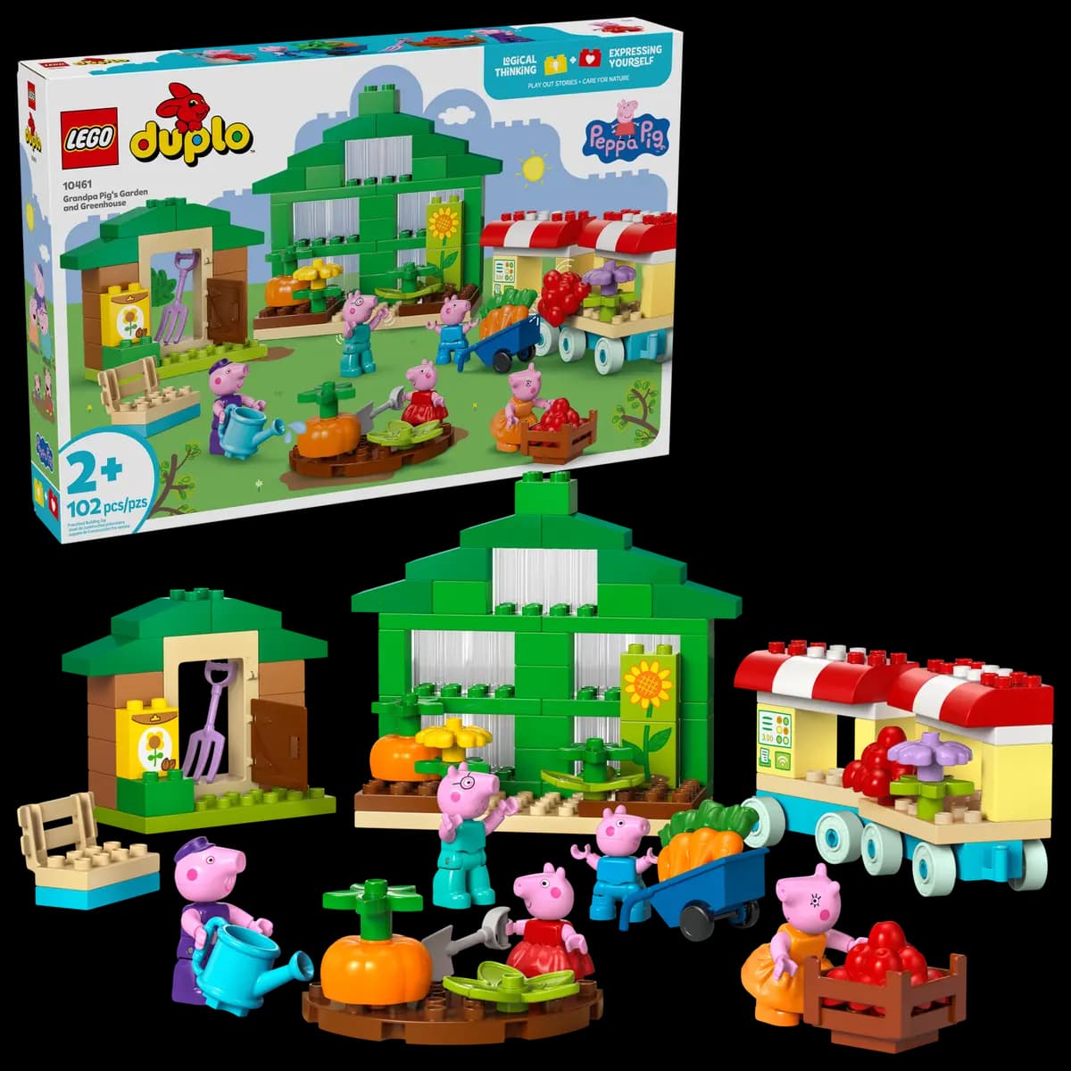 LEGO Grandpa Pig's Garden and Greenhouse 10461 [102 pieces, ages 2+, DUPLOÃƒÆ’Ã†â€™ÃƒÂ¢Ã¢â€šÂ¬Ã…Â¡ÃƒÆ’Ã¢â‚¬Å¡Ãƒâ€šÃ‚Â®]