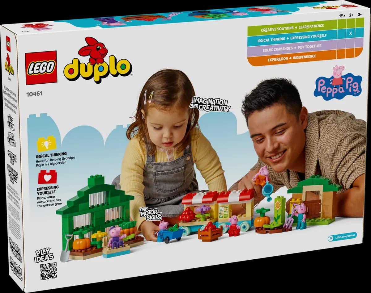 LEGO Grandpa Pig's Garden and Greenhouse 10461 [102 pieces, ages 2+, DUPLOÃƒÆ’Ã†â€™ÃƒÂ¢Ã¢â€šÂ¬Ã…Â¡ÃƒÆ’Ã¢â‚¬Å¡Ãƒâ€šÃ‚Â®]