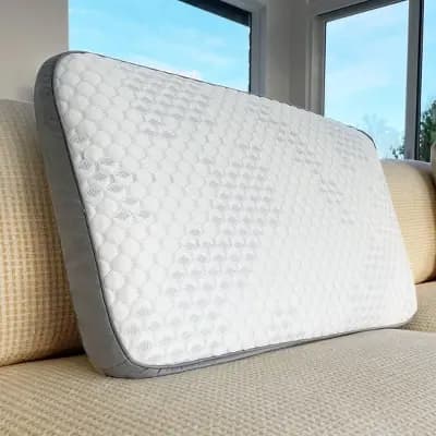 Imaginarium WonderTech Memory Foam Cooling Queen Pillow: Gusseted, Knitted Polyester Cover, Medium Fill Density [300, 3 Pounds, 100% Memory Foam]