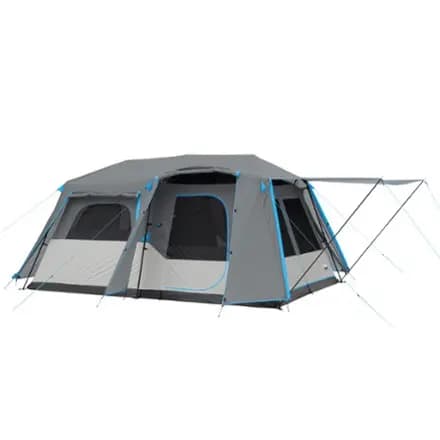 CORE Equipment 9-Person Lighted Instant Cabin Tent with Full Rainfly Blue/gray [Camping, 3-season, 8+ people]
