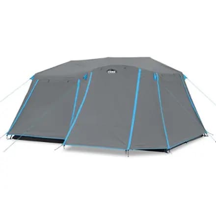 CORE Equipment 9-Person Lighted Instant Cabin Tent with Full Rainfly Blue/gray [Camping, 3-season, 8+ people]