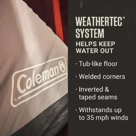 Coleman Skylodge 6-Person Instant Camping Tent Blackberry [Camping, 3-season, 6-person]